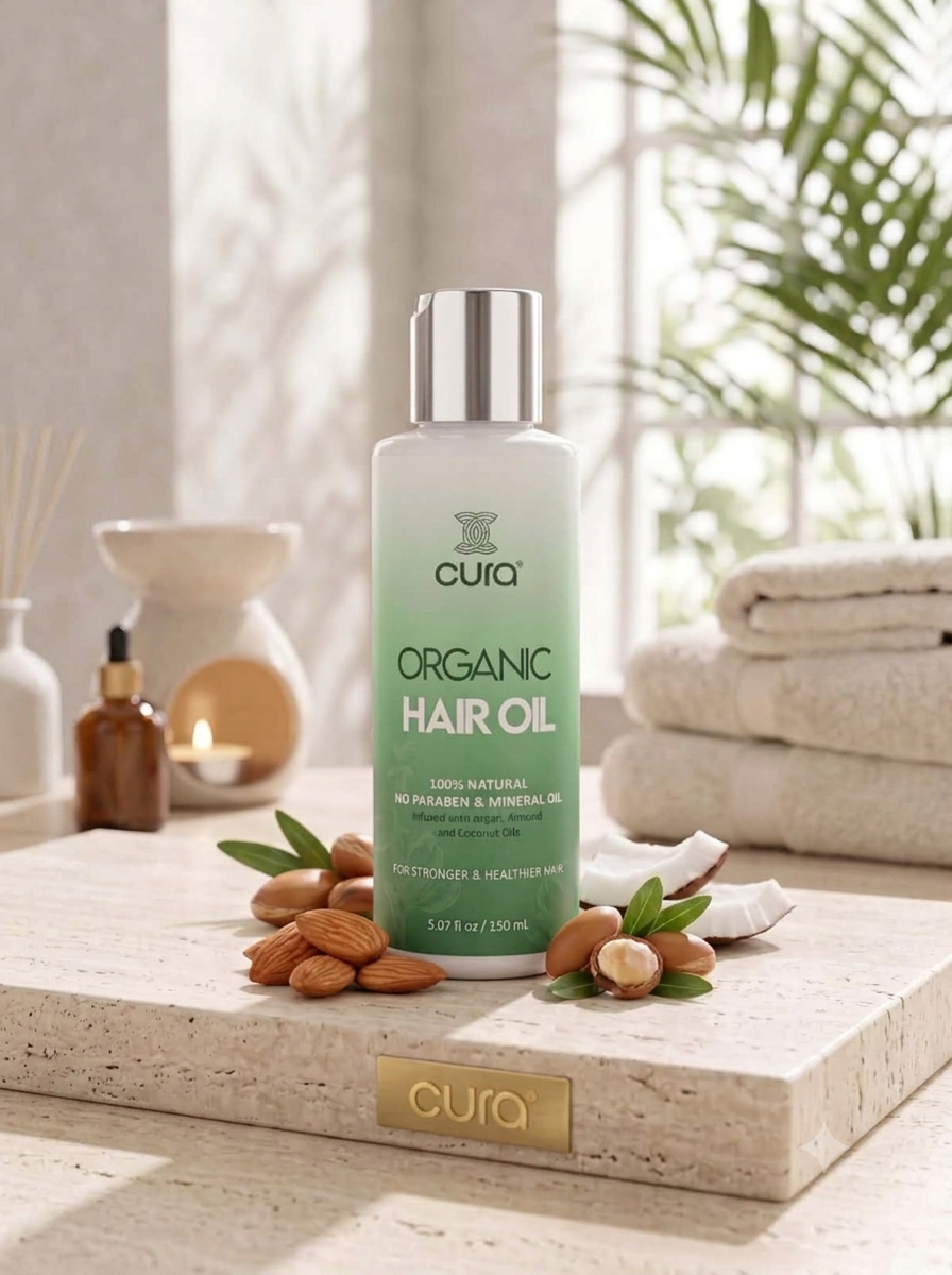 Cura Organic Hair Oil